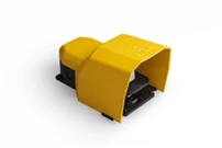 PPK Series Plastic Protection w/o  Contact Block Single Yellow Plastic Foot Switch